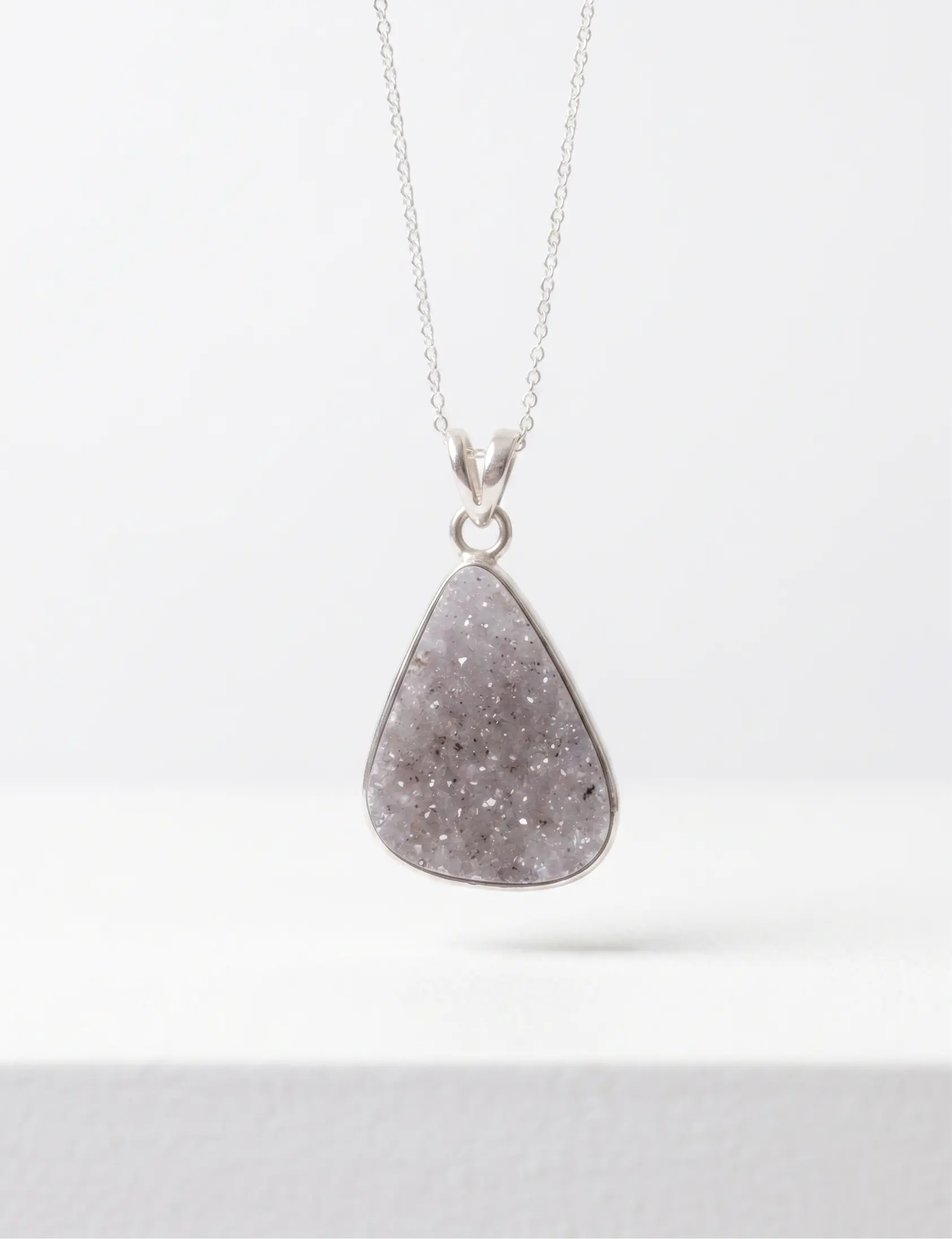 Gota Estelar | Drusa de Cuarzo & Plata 925