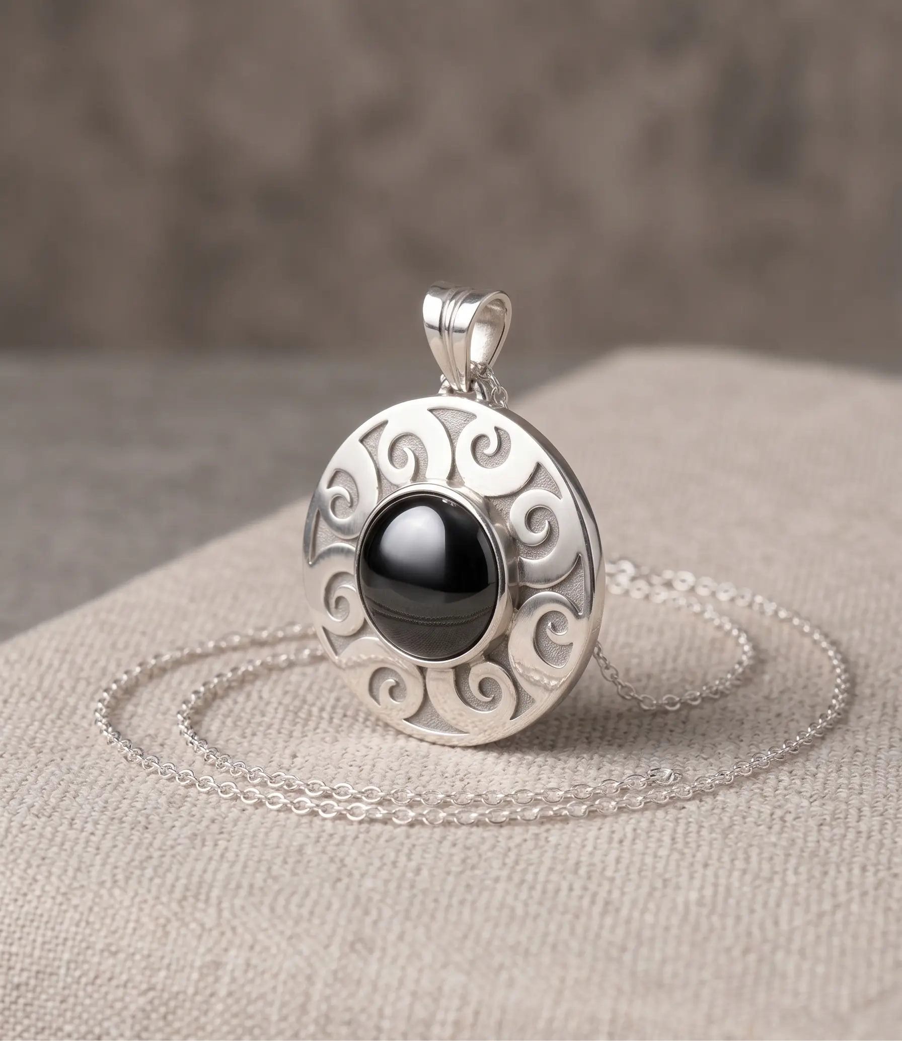 Eclipse Ancestral | Ónix Negro & Plata 925 - 3