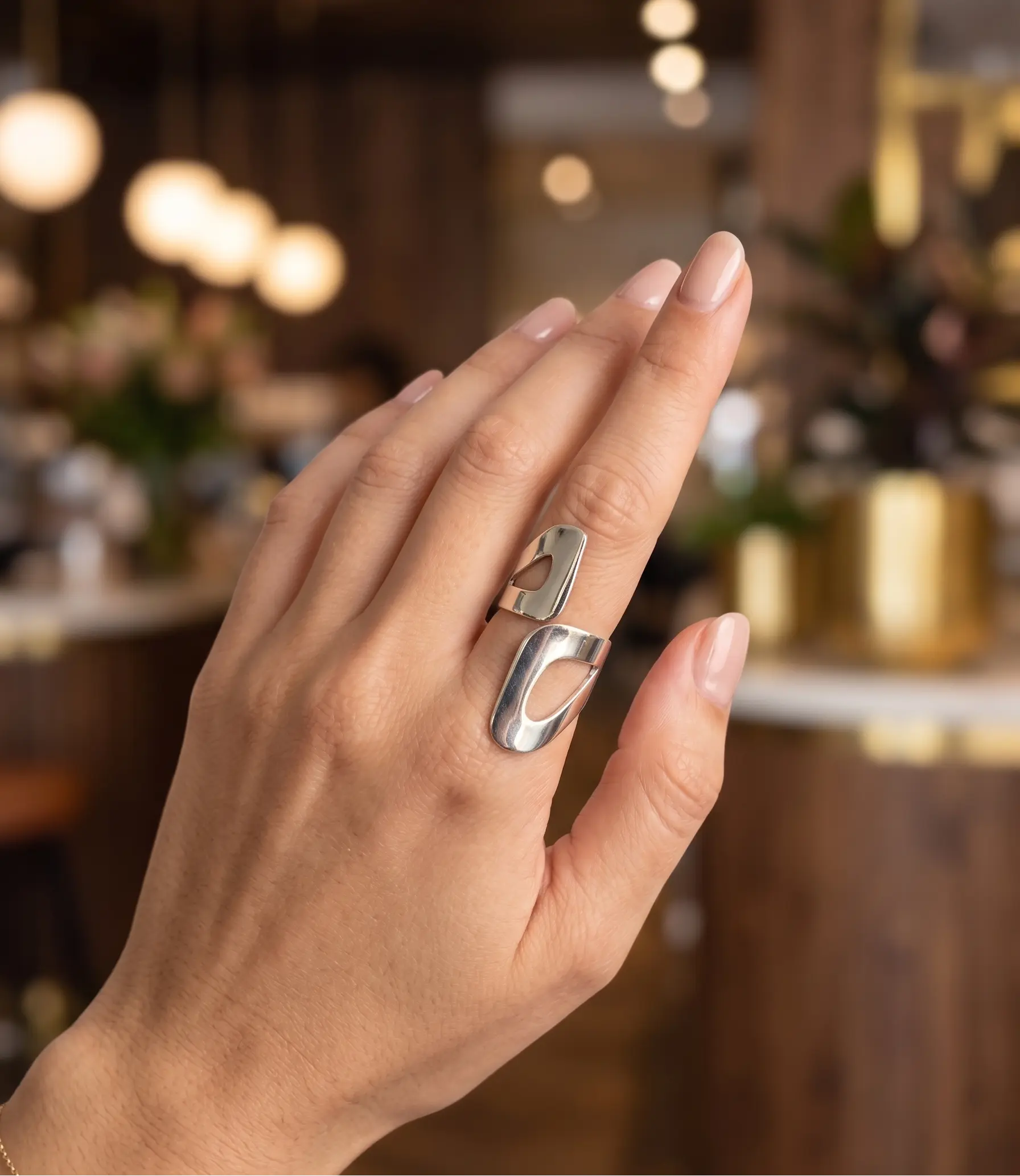 Elipse Fluida | Anillo de Plata 925 - 2