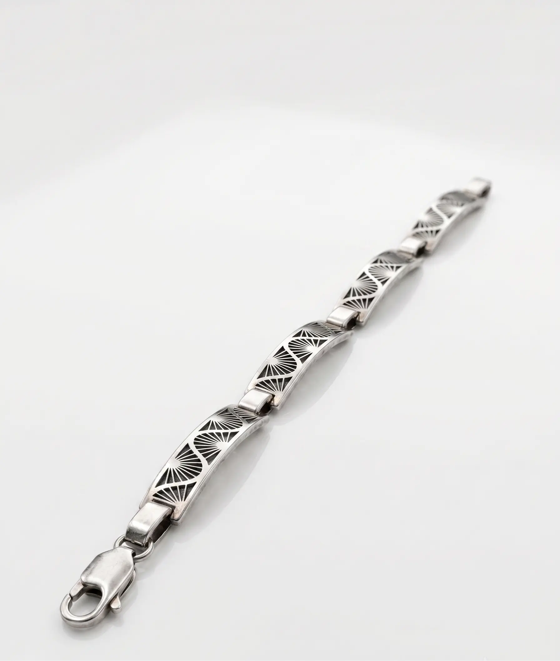 Brazalete Art Deco | Plata 925